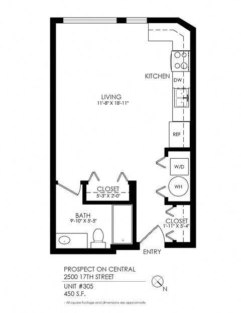 a floor plan of a house with a bedroom and a living room